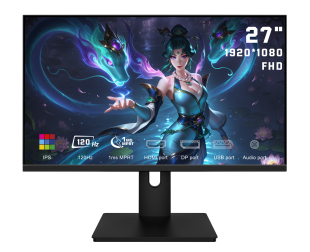 Gaming Monitor 27" QHD 2560x1440 120Hz 1ms Zvučnici, Quantum IQ27EL