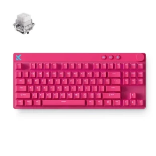 Gaming tastatura MCHOSE Mix 87 Rose Red/Mount Tai Magnetic switch GT