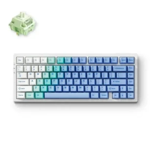 Bežična gaming tastatura MCHOSE G75 Pro Artic Snow/Matcha Latte switch/Mehanical