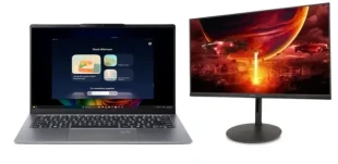 Laptop Acer Swift Go SFG14-64 14 OLED WUXGA/R7-AI 350/16GB/NVMe 1TB/Win11 home/srebrna