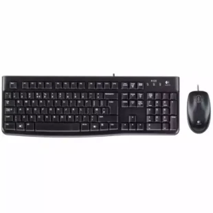 Tastatura + miš Logitech Deluxe MK120 US crna