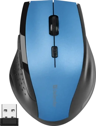Bežični miš Defender Accura MM-365 6D plavi