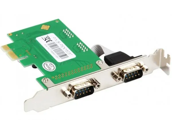 E-Green PCI Express kontroler 2-port serial RS232,DB-9 Glavna slika