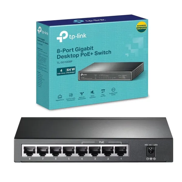 LAN Switch TP-LINK TL-SG1008P 8port 4- POE Glavna slika