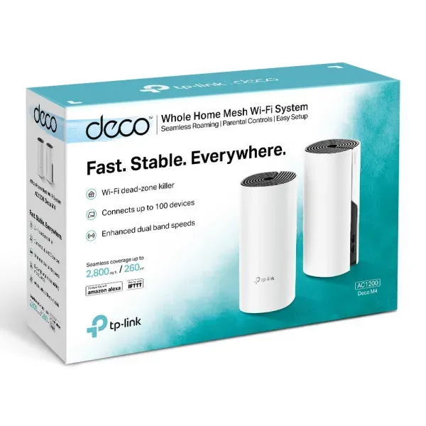 LAN Router TP-LINK DECO M4 Mesh WiFi (2-PACK) AC1200 Slika 8