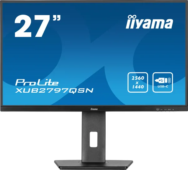 Monitor 27" Iiyama XUB2797QSN-B2 IPS 2560x1440/100Hz/1ms/HDMI/DP/USB/zvučnici Glavna slika