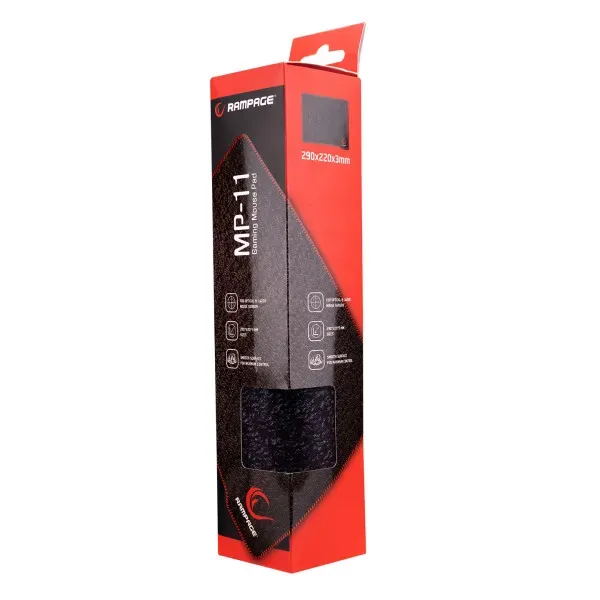 Podloga za miš Rampage MP-11 290x220x3mm crna 17151 Glavna slika