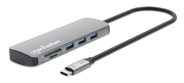 Docking station Manhattan 190459 9in1 USB-C - 1xHDMI/5xUSB/LAN/CR/PD 100W Glavna slika