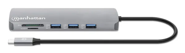 Docking station Manhattan 190459 9in1 USB-C - 1xHDMI/5xUSB/LAN/CR/PD 100W Slika 4