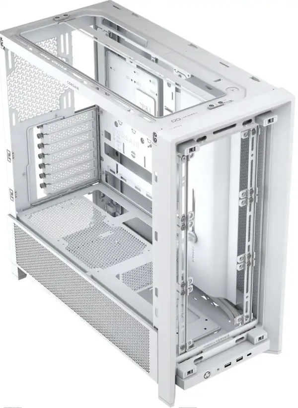 Kuciste Corsair FRAME 4000D RS Modular White, CC-9011313-WW Slika 4