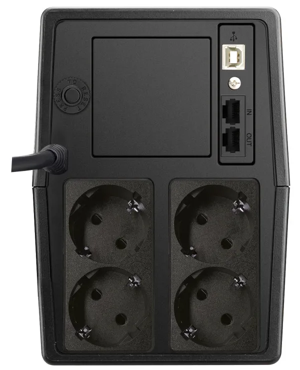 UPS Spacer Line SPUP-1000D-LIT01 1000VA/600W 4xšuko/USB/LAN Slika 2