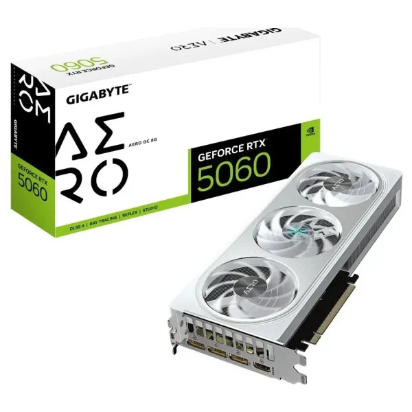 SVGA Gigabyte RTX 5060 8GB AERO OC 8GB GDDR7, GV-N5060AERO OC-8GD Glavna slika