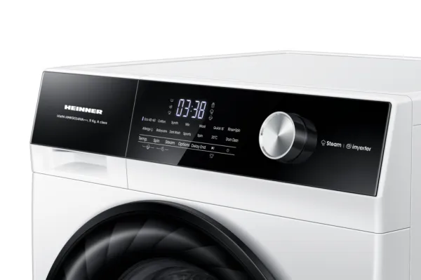 Mašina za pranje veša HEINNER HWM-HMK9014IVA+++/9kg/1400obrt/inverter Slika 3