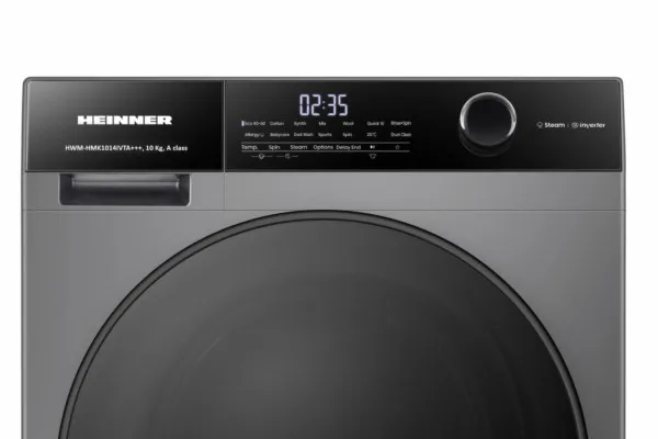 Mašina za pranje veša HEINNER HWM-HMK1014IVTA+++ 10kg/1400o/inverter/siva Slika 4
