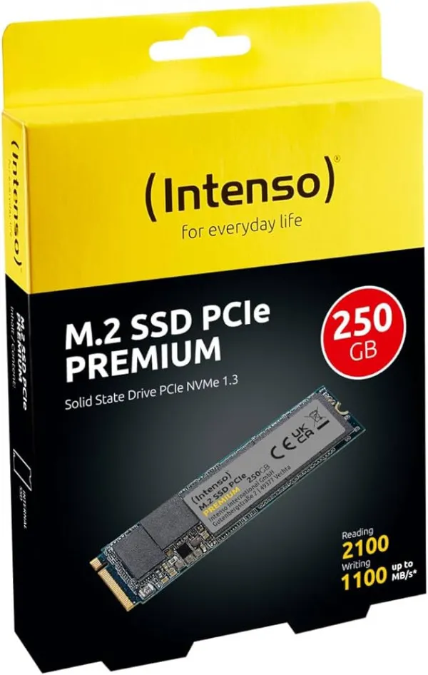 SSD M.2 NVMe Intenso Gen.3x4 250GB 3835440 Read 2100MBs/Write 1100MBs Glavna slika