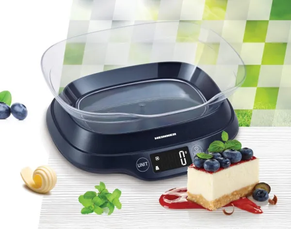 Kuhinjska vaga HEINNER HKSB-TC5P  5kg/L/digitalna/2x1,5VAAA Glavna slika