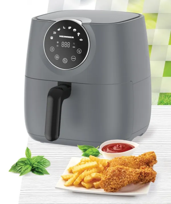 Friteza Air Fryer HEINNER HAF-B6GREY1700 1700W/5,7l/siva Glavna slika