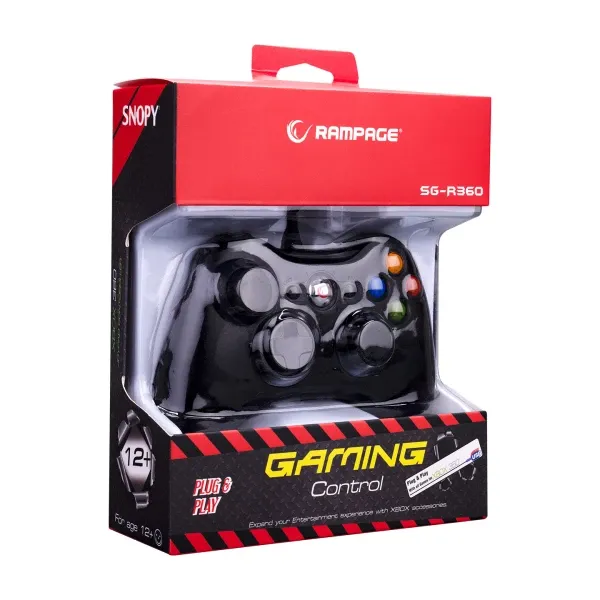 Gamepad Rampage SG-R360 crni Xbox-360 2.2m 22374 Slika 3