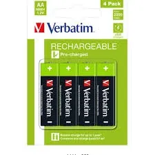Punjiva baterija Verbatim AA LR6 2500mAh blister 1/4 Glavna slika