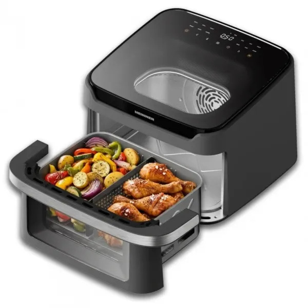 Friteza Air Fryer HEINNER AirBake Revolution HAF-C10DB22GREY Slika 3