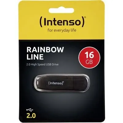 USB Flash Intenso 16GB Rainbow Line USB2.0 3502470 Black Glavna slika
