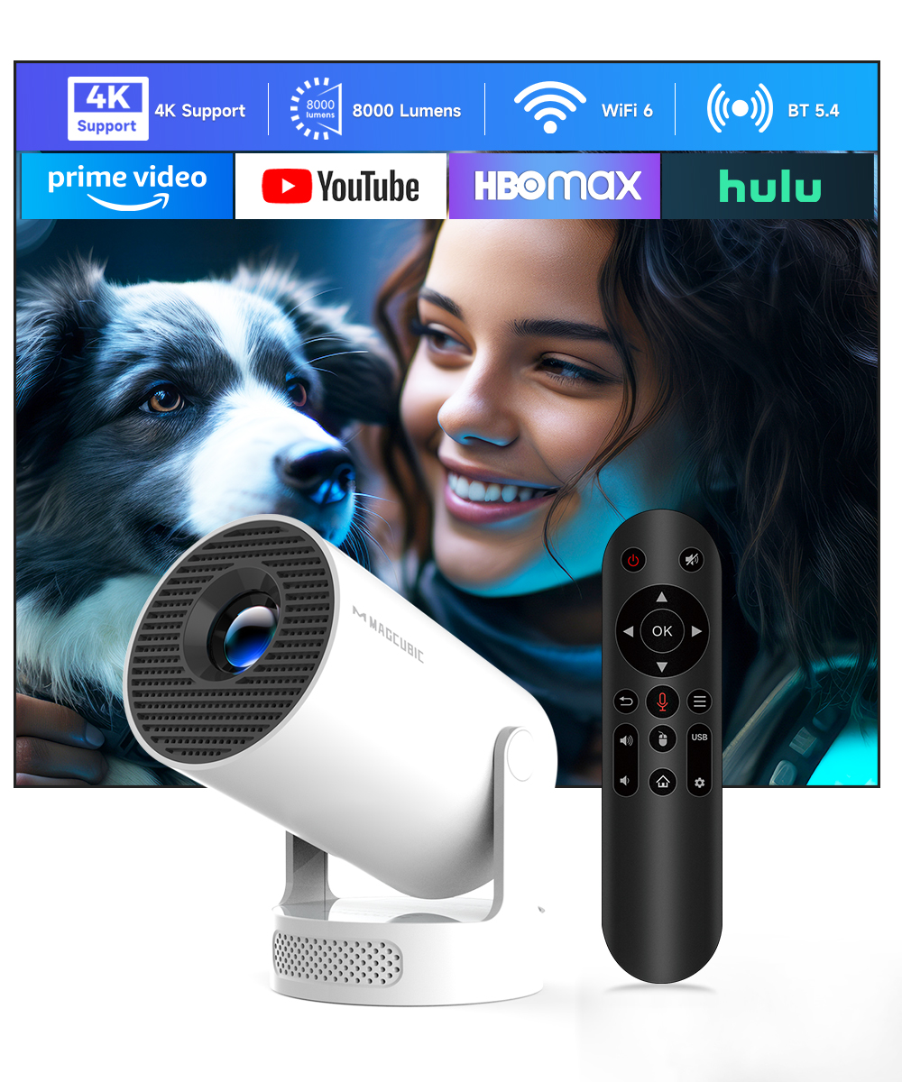 Magcubic HY300PRO+ Airmouse Projektor, 4K Support, Android14 Slika 2