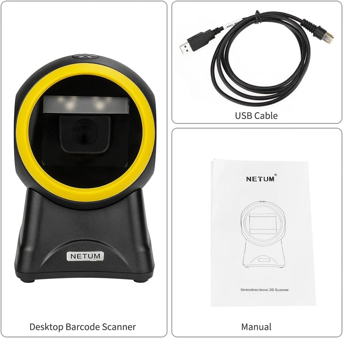 Barcode citac NETUM NT-1205, 1D+2D, Omni, USB Slika 8