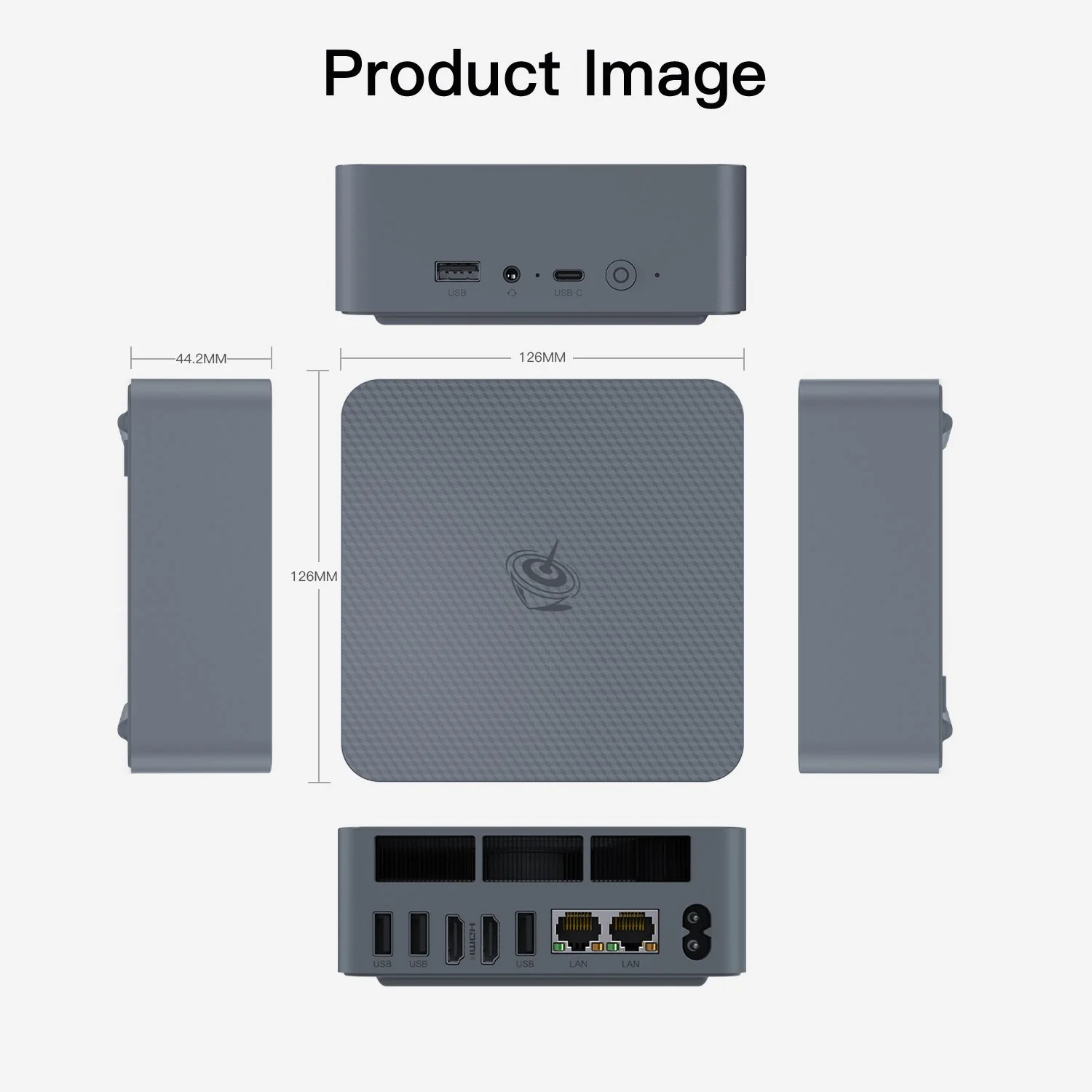 Mini računar Beelink EQR5 AMD Ryzen 7330U 16GB RAM, 500GB m.2, Win11PRO Slika 4