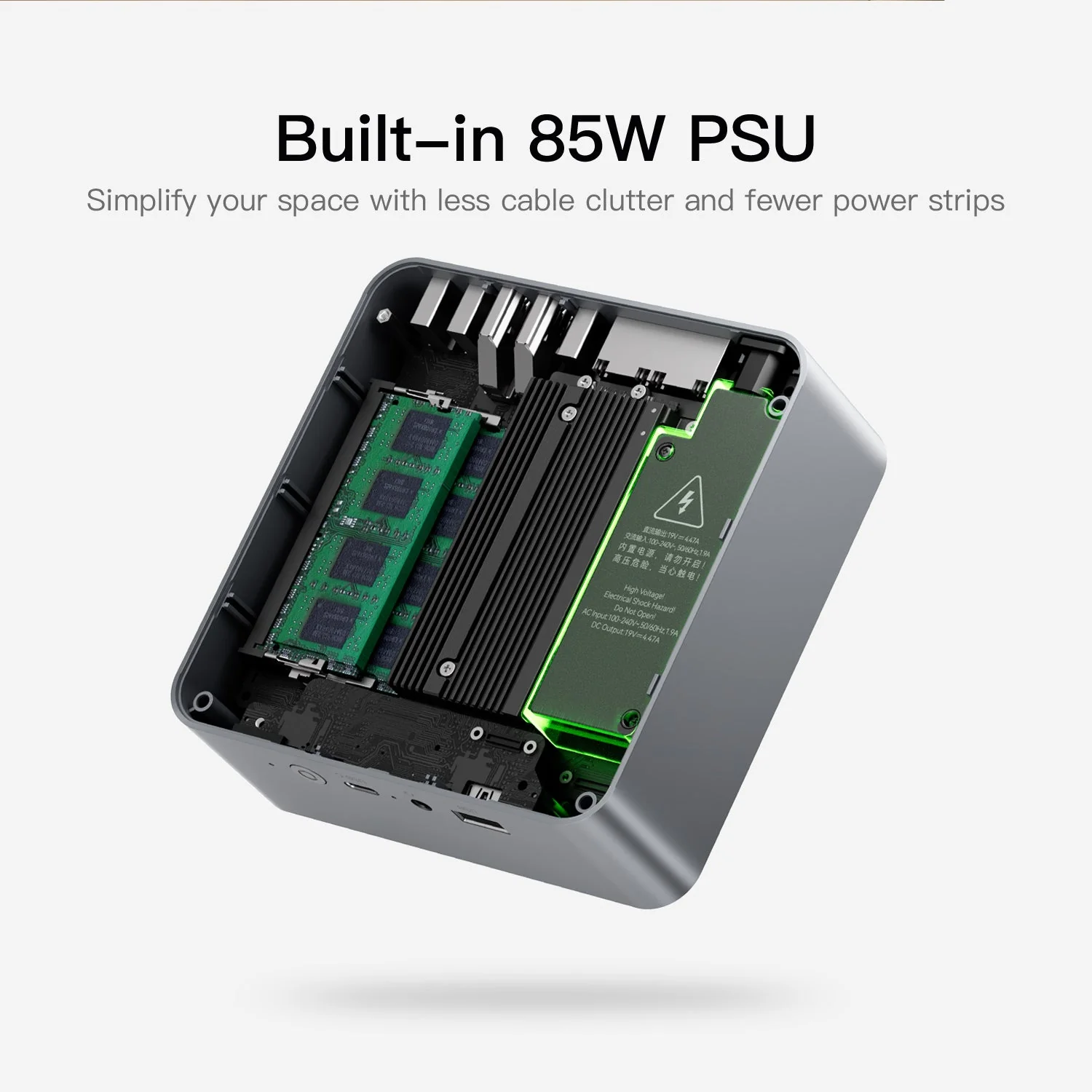 Mini računar Beelink EQR5 AMD Ryzen 7330U 16GB RAM, 500GB m.2, Win11PRO Slika 8