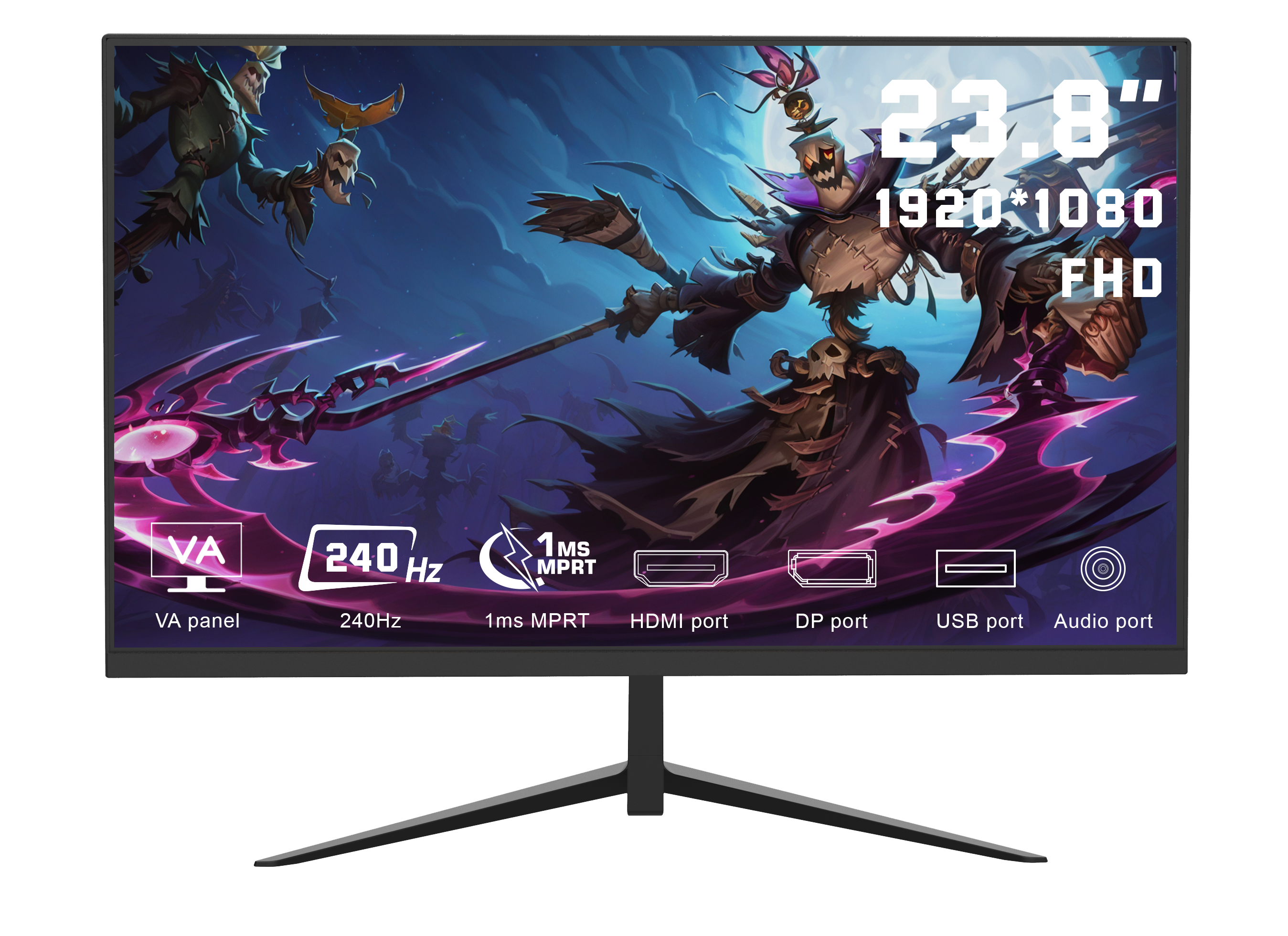 Gaming Monitor 240Hz 24" 1ms Quantum GO24IA FreeSync Glavna slika