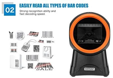 Barcode citac NETUM NT-1205, 1D+2D, Omni, USB Slika 5