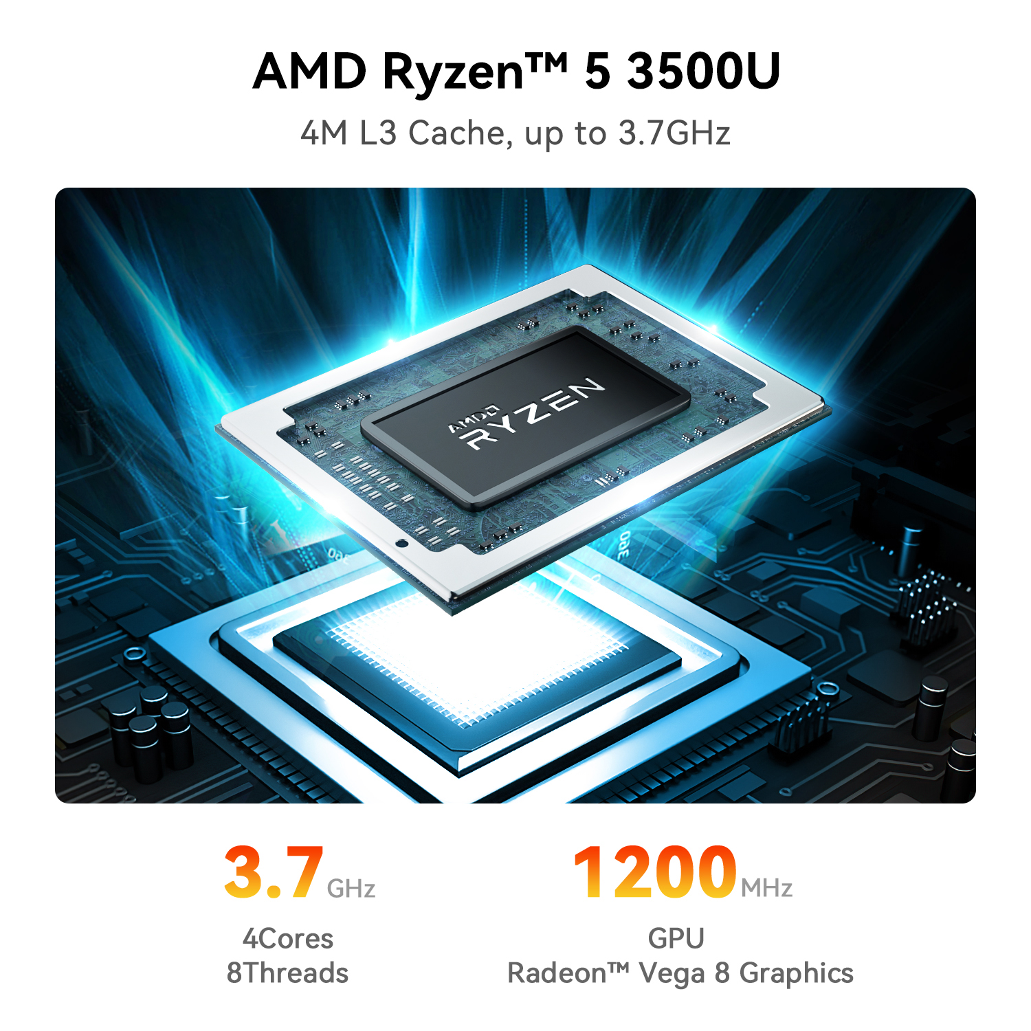 Mini računar Beelink SER3 AMD Ryzen5 3500U 16GB RAM, 256GB m.2, Win11PRO Slika 2