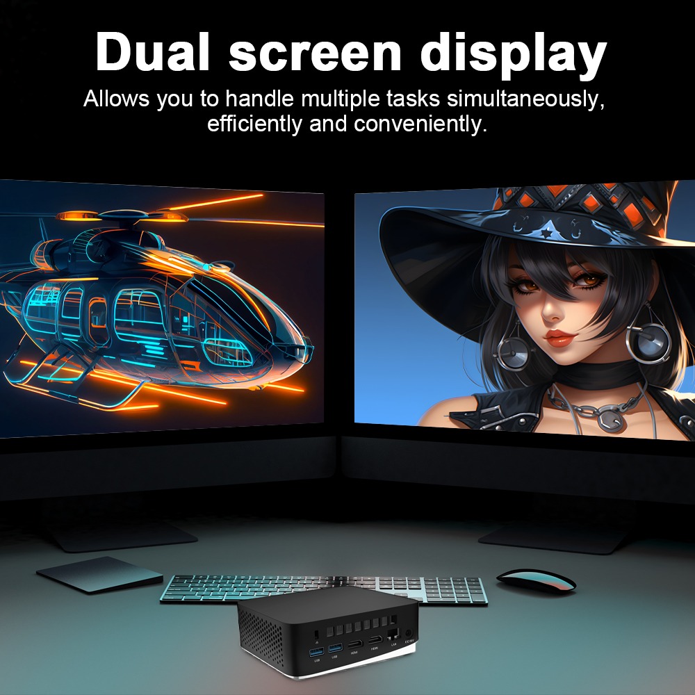 Mini PC TranSpeed i7-10810, 16GB RAM, SSD m.2 512GB, Windows 11 Pro Slika 12