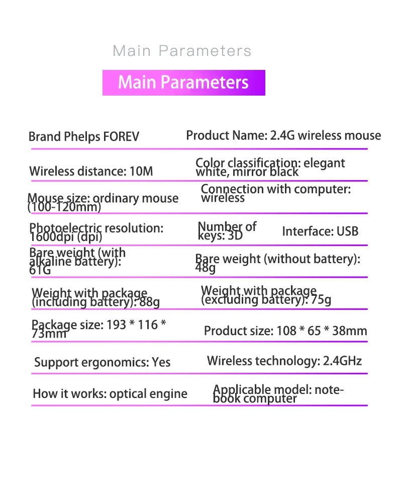 Forev FV-183 bežicni miš Slika 8