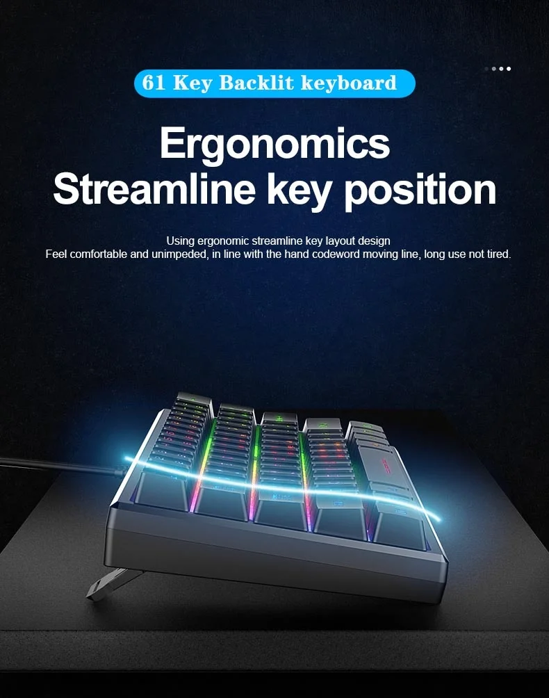 FOREV FV-61 Gaming, RGB, Mechanical feel Slika 7