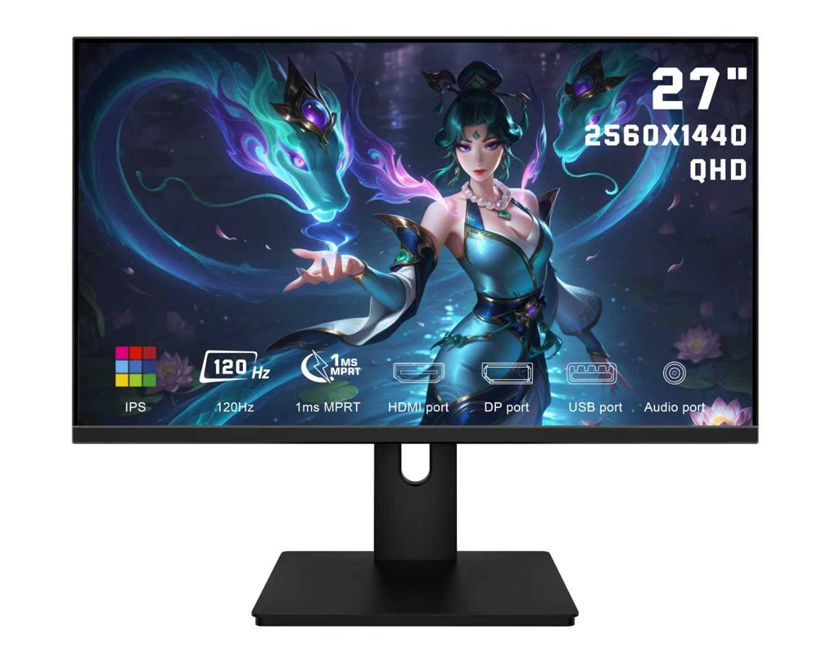 Gaming Monitor 27" QHD 2560x1440 120Hz 1ms Zvučnici, Quantum IQ27EL Glavna slika