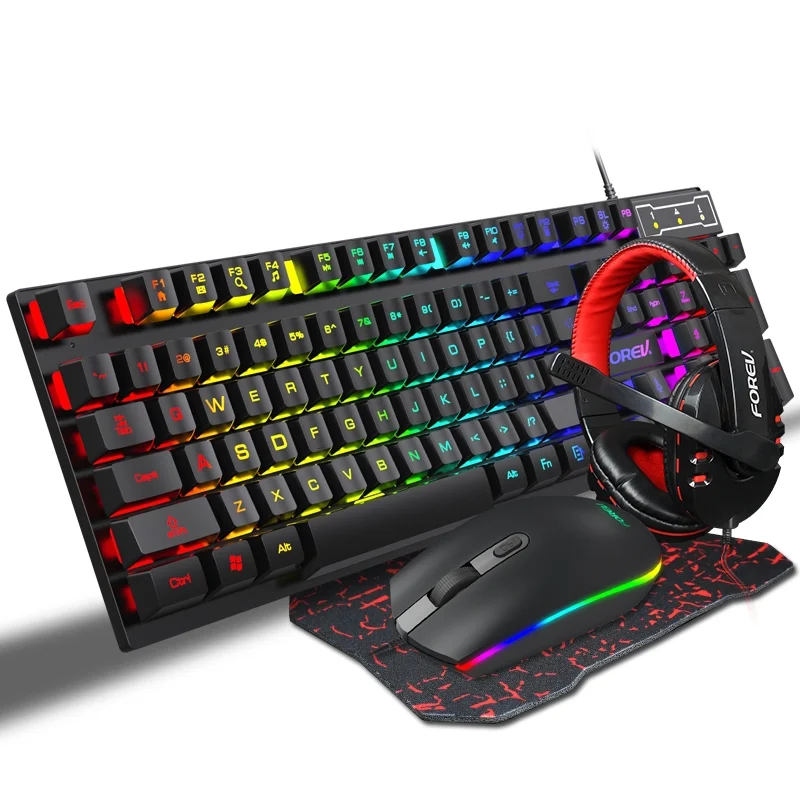 Forev FV-Q809 Gaming set, Tastatura +Miš +Pad +Slušalice Glavna slika