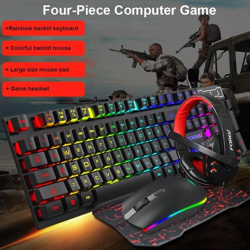 Forev FV-Q809 Gaming set, Tastatura +Miš +Pad +Slušalice Slika 3