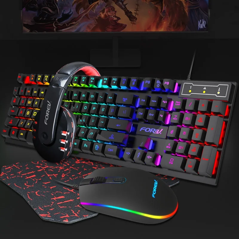 Forev FV-Q809 Gaming set, Tastatura +Miš +Pad +Slušalice Slika 4
