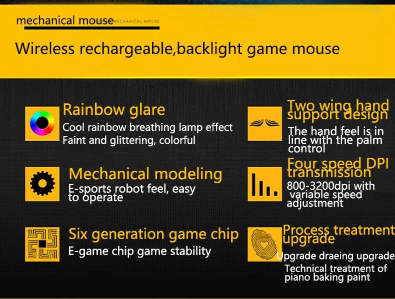Forev FV-W502 Gaming bežicni punjivi miš Slika 7