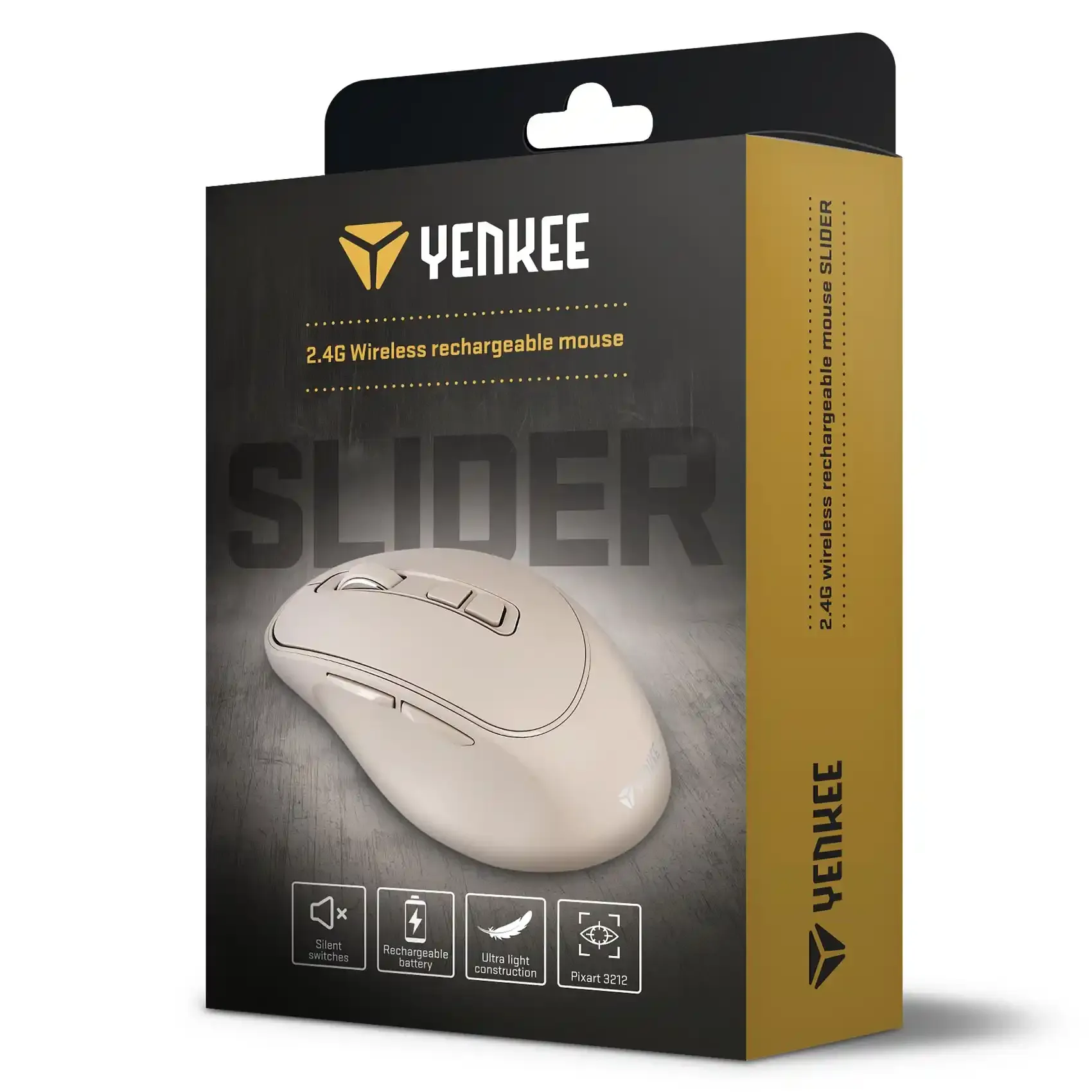 Bežični miš YENKEE YMS 2080BG WL SLIDER bež Slika 4