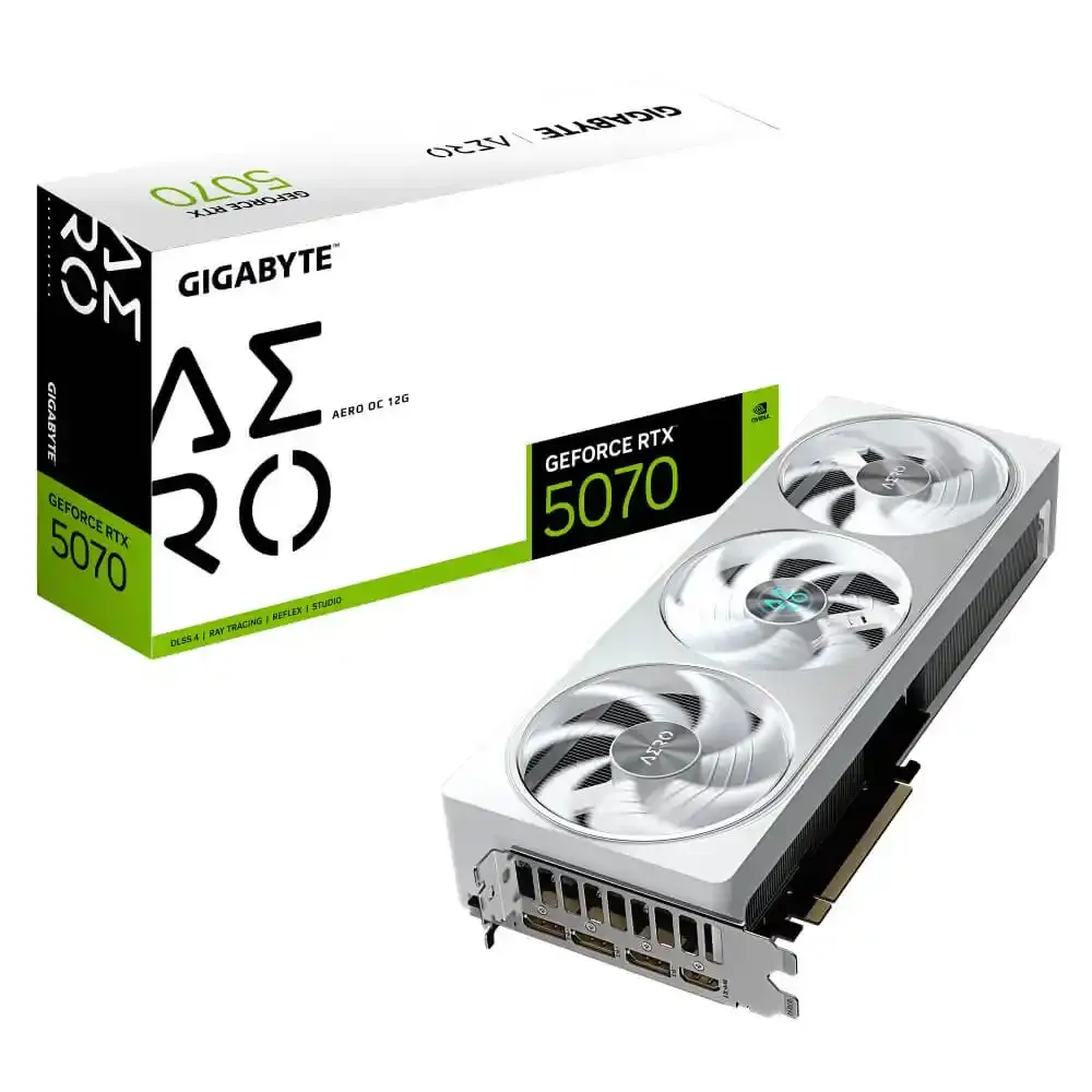 Graficka karta Gigabyte GeForce RTX 5070 Aero OC  GDDR7 12GB 192bit 3xDP/HDMI Glavna slika