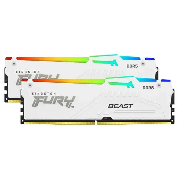 Memorija DDR5 32GB (2x16GB) 6000MHz Kingston Fury Beast RGB Expo KF560C30BWEAK2-32 Glavna slika