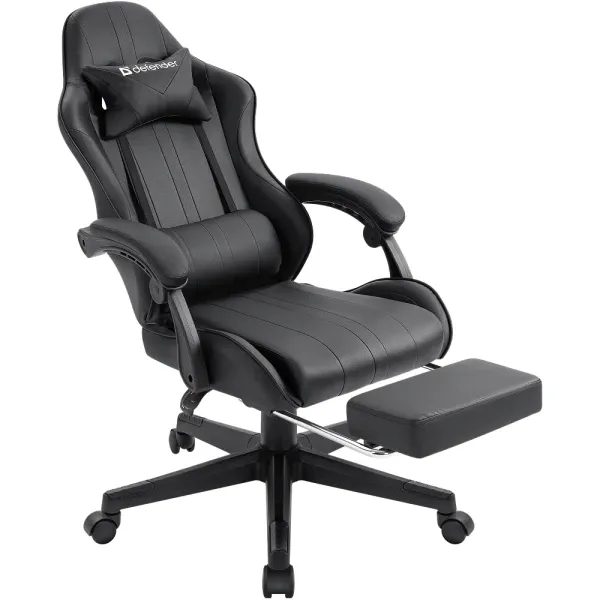 Gaming stolica Defender Azure crna Slika 3
