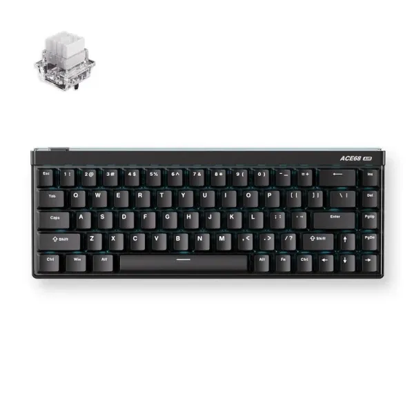 Gaming tastatura MCHOSE Ace 68 Air Ultra Esports Magnetic Switch aurora black Glavna slika