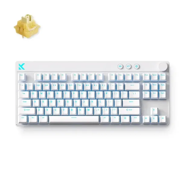Gaming tastatura MCHOSE Mix 87 Hall Effect Magnetic Switch white Glavna slika