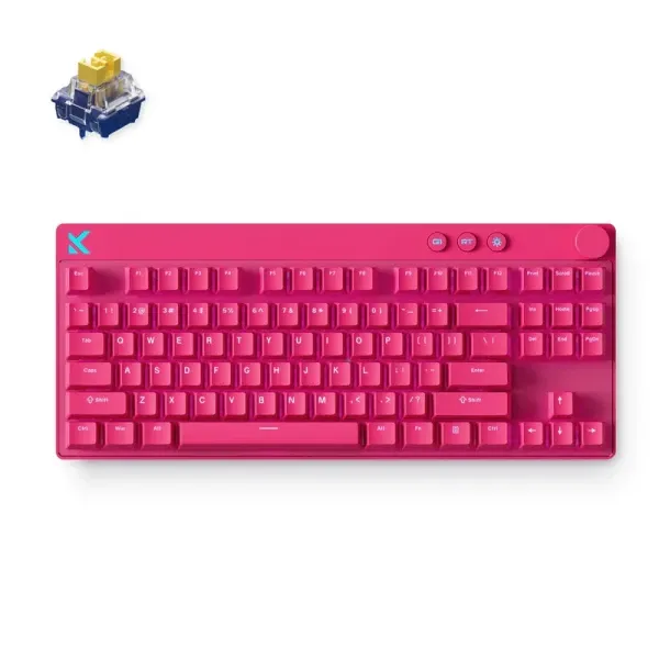 Gaming tastatura MCHOSE Mix 87 Hall Effect Magnetic Switch rose red Glavna slika