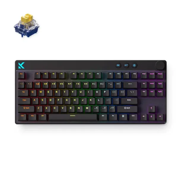 Gaming tastatura MCHOSE Mix 87 Hall Effect Apollo Magnetic Switch black Glavna slika