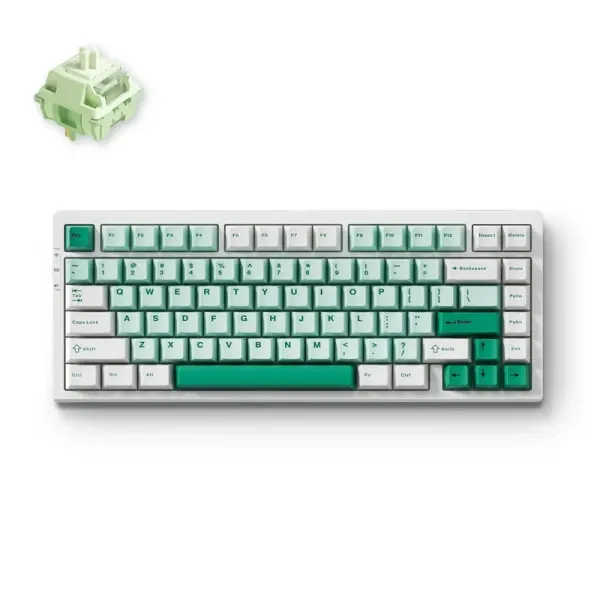 Bežična gaming tastatura MCHOSE G75 Pro Mehanička green Glavna slika