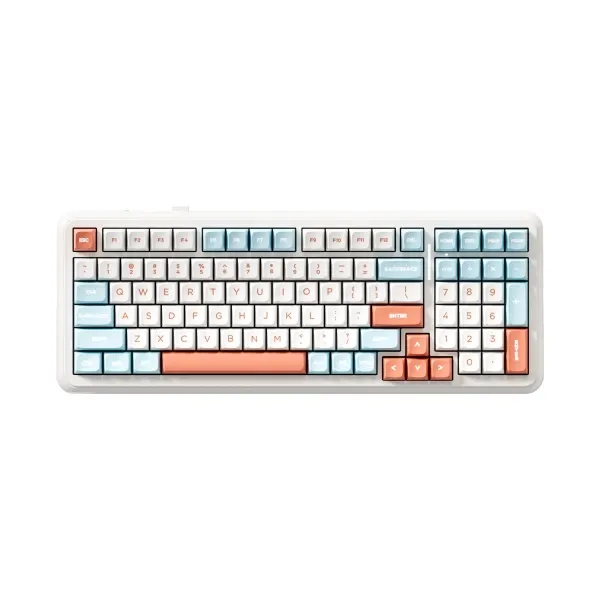 Bežična gaming tastatura MCHOSE K99 V2 Mehanička horizon orange Slika 2
